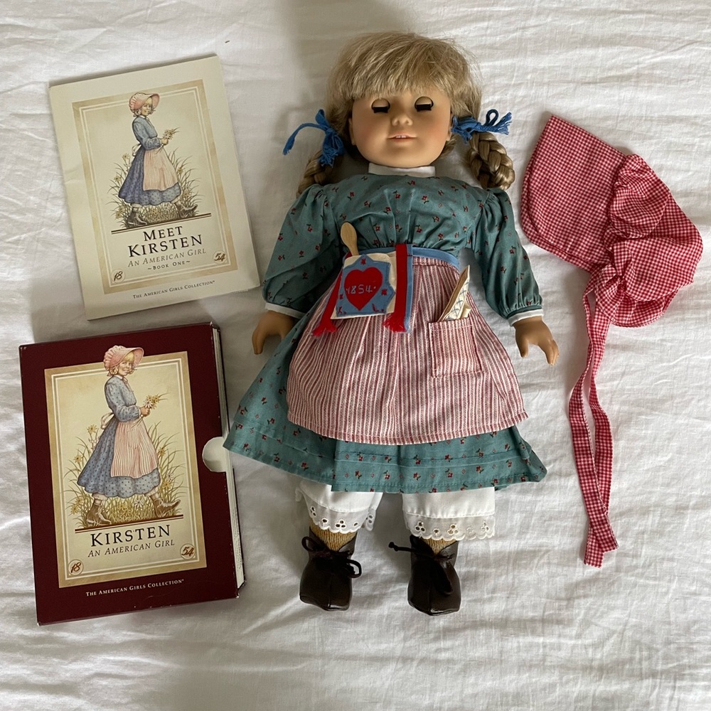 Pleasant company, American Girl Original Kirsten Doll and First Edition Book set